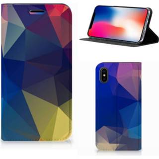 👉 Apple iPhone X | Xs Stand Case Polygon Dark