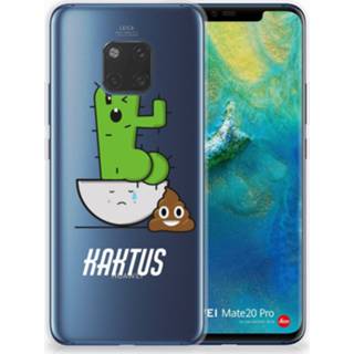 👉 Huawei Mate 20 Pro Telefoonhoesje met Naam Cactus Poo