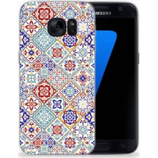 👉 Siliconen hoesje Samsung Galaxy S7 TPU Tiles Color 8720091739208