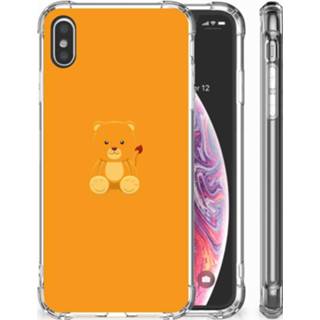 👉 Apple iPhone Xs Max Stevig Bumper Hoesje Baby Beer