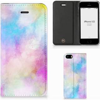 👉 Bookcase iPhone SE|5S|5 Watercolor Light