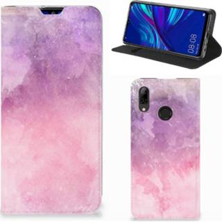 Roze purper Bookcase Huawei P Smart (2019) Pink Purple Paint 8720091838611