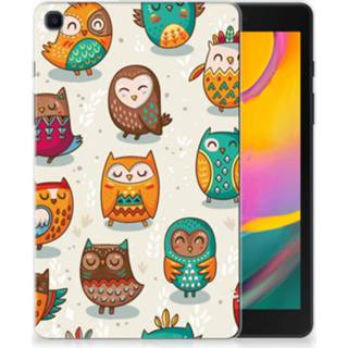 👉 Samsung Galaxy Tab A 8.0 (2019) Back Case Vrolijke Uilen 8720091846388