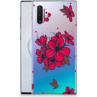 👉 Siliconen hoesje rood Samsung Galaxy Note 10 Plus Blossom Red 8720091859135