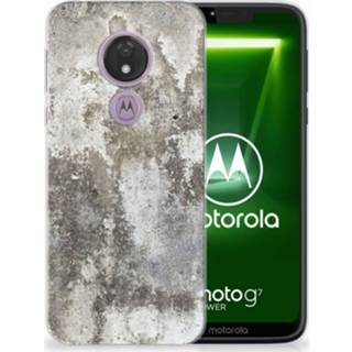 👉 Siliconen hoesje Motorola Moto G7 Power TPU Beton Print 8720091886636