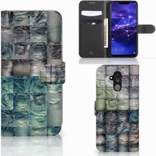 👉 Portemonnee Wallet Case met Pasjes Huawei Mate 20 Lite Spijkerbroeken 8718894628942