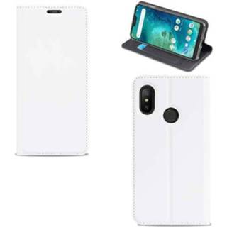 👉 Pashouder wit Xiaomi Mi A2 Lite Hoesje met 8720091096998