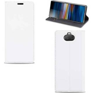 👉 Pashouder wit Sony Xperia 10 Plus Hoesje met 8720091511217