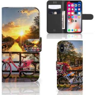 👉 Flipcover x XS Apple iPhone | Flip Cover Amsterdamse Grachten 8718894592526