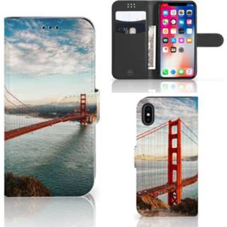 👉 Flipcover x XS Apple iPhone | Flip Cover Golden Gate Bridge 8718894434390
