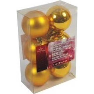 Kerstbal goudkleurig Kerstballen - Quality4All 8711252787770