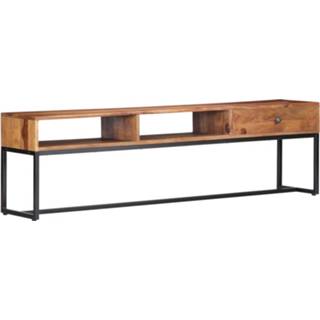 👉 Active bruin Tv-meubel 160x30x45 cm massief sheeshamhout 8719883571157