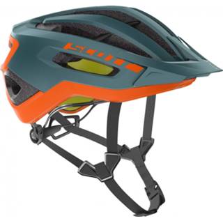 👉 Helm s uniseks grijs turkoois zwart Scott - Helmet Fuga Plus Rev Fietshelm maat S, zwart/turkoois/grijs 7613368426332