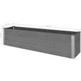 👉 Plantenbak active grijs 200x50x54 cm HKC 8719883670324