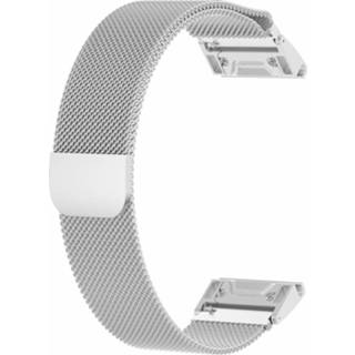 👉 Milanese band stainless steel zilver apparel Buyitall.today for Garmin Fenix5/5Plus/S60/935/Quatix5 Silver