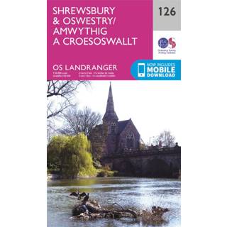 👉 Wandel kaart Ordnance Survey - Shrewsbury / Oswestry Wandelkaarten Ausgabe 2016 9780319262245