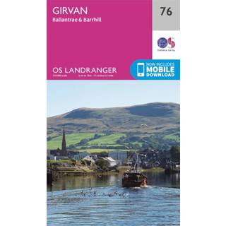 👉 Wandel kaart Ordnance Survey - Girvan Wandelkaarten Ausgabe 2016 9780319261743