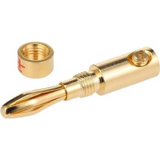 👉 Luidspreker Banana Plug Connector Corrosion-Resistant for Audio Video Amplifier Speaker Cable Jack