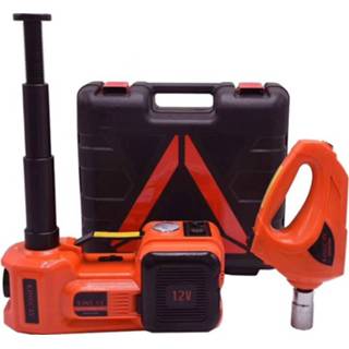 👉 Luchtpomp rood 3 in 1 auto elektrische Jack moersleutel onderhouds hulpmiddelen set (rood)