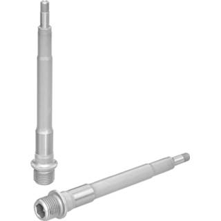 👉 Platformpedaal Cr-Mo L+R zilver TAG Metals T1 Pedal Axle Kit - Platformpedalen 5055356342453