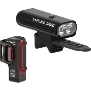 👉 Fietslamp One Size zwart Lezyne Lite Drive 1000XL / Strip Pro Light Pair - Fietslampen (setjes) 4712806002497