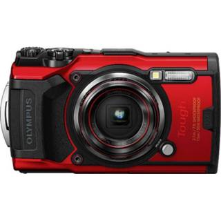 👉 Digitale camera rood Olympus Tough TG-6 12 Mpix Zoom optisch: 4 x GPS, Schokbestendig, Waterdicht tot 15 m, Vorstbestendig, Stofdicht, WiFi, Onderwatercamera, 4545350052690