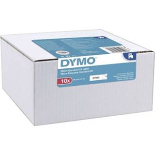 👉 Labeltape wit Set van 10 stuks DYMO D1 2093096 Tapekleur: Tekstkleur:Zwart 9 mm 7 m 3026980930967