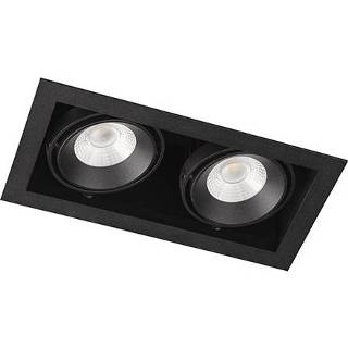 👉 Inbouwspot zwart Mat 7Watt Led 2 Lichts 7061283963225