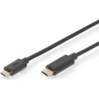 👉 Ednet USB 2.0 Aansluitkabel [1x USB-C stekker - 1x Micro-USB 2.0 B stekker] 3 m Zwart