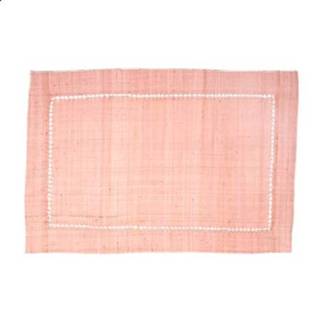 👉 Placemat roze Rice Formaat 32 X 44 Cm Kleur Licht 5708315183863