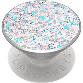 👉 Wit zilver POPSOCKETS Sparkle Snow White GSM-standaard Zilver, Glittereffect N/A 842978135342