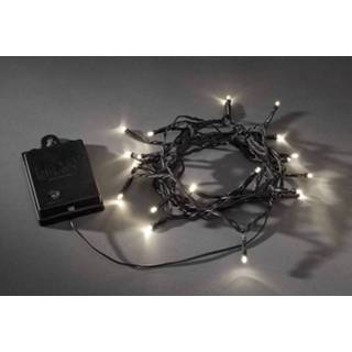 👉 Batterij wit Konstsmide 3722-100 Micro-lichtketting Buiten werkt op batterijen 20 LED Warm-wit 7318303722103