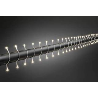 👉 Konstsmide 3691-103 Mini-lichtketting Buiten werkt op het lichtnet 80 LED Warm-wit Verlichte lengte: 6.32 m