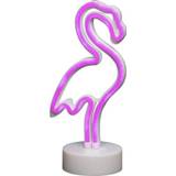 👉 Roze wit Flamingo Met timer LED Konstsmide 3074-340 7318303074349