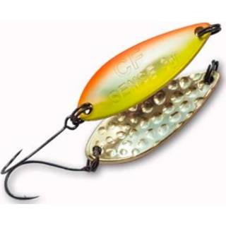 👉 Oranje geel goud orange gold yellow Crazy Fish Sense - 3.5 cm