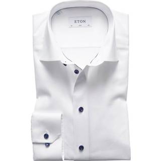 👉 Overhemd male wit Slim fit