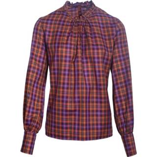 👉 Blous vrouwen paars Blouse