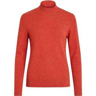 👉 Pullover XL vrouwen rood Viril Høy Hals Strikket