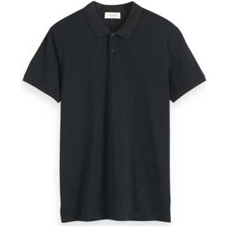 👉 Poloshirt zwart m male Scotch & Soda Nos - classic polo in pique Poloshirts