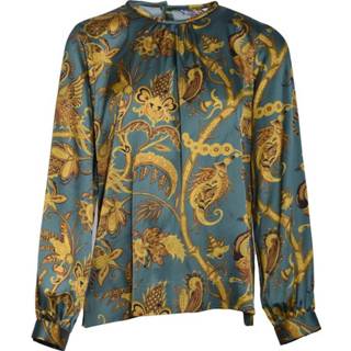 👉 Blous vrouwen groen Blouse