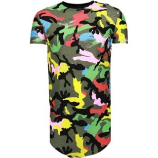 👉 Print T-shirt XL male groen Exclusief Kleur Leger