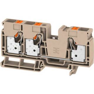 👉 Beige Doorgangsserieklem Weidmüller A3C 16 2494090000 20 stuks 4050118503791