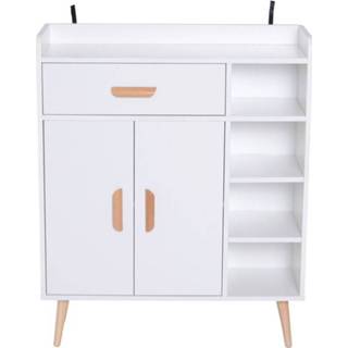 👉 Commode wit hout active HOMCOM 80 x 29,5 96 cm 4250871275151