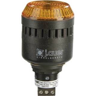👉 Auer Signalgeräte ELM Combi-signaalgever LED Oranje Continu licht, Knipperlicht 24 V/DC, 24 V/AC