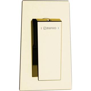 👉 Douchekraan goud messing mengkraan morada bouw hendel keramisch Inbouw Sapho Afbouwdeel 1-weg (incl. inbouwdeel) 8590913846304