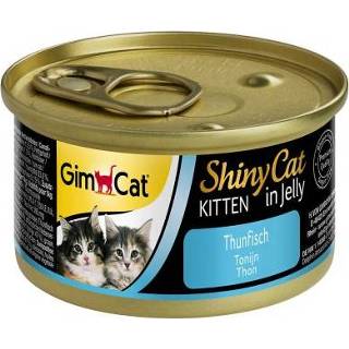 👉 Jelly GimCat ShinyCat Kitten in - Tonijn 24 x 70 gram 4002064413143 4002064413150 1522834010417