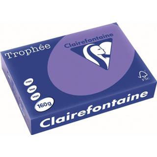 👉 Violet Clairefontaine Trophée Intens A4, 160 g, 250 vel, 3329680101805