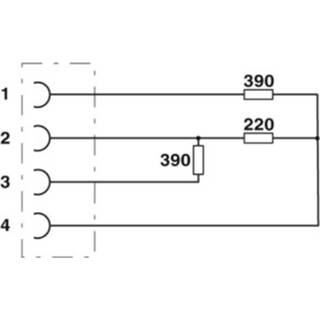 👉 Actuator Phoenix Contact 1403911 Sensor/actuator connector, toebehoren M12 Afsluitweerstand, Bus Aantal polen: 5 stuks 4046356694704