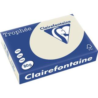 👉 Pastel parelgrijs Clairefontaine Trophée A4, 80 g, 500 vel, 3329680178807