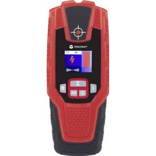 👉 Hout TOOLCRAFT Detectieapparaat TO-5137836 Detectiediepte (max.) 100 mm Geschikt voor Hout, Non-ferrometaal, Ferrometaal, Spanningsvoerende kabels 4053199556649